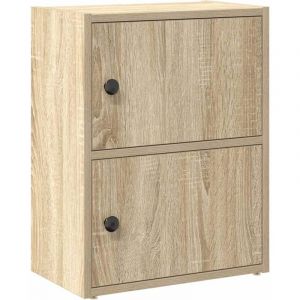 VidaXL Biblioth&egrave;que ch&ecirc;ne sonoma 40x24x52 cm bois d'ing&eacute;nierie