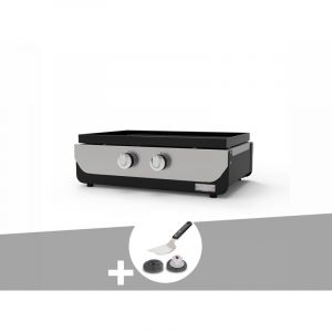 Le Marquier Plancha original gaz 260 duo + kit de nettoyage