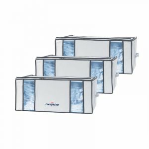 Compactor Lot de 3 housses de rangement sous-vide Life - XXL (210 L) - 65x50xH27 cm
