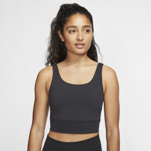 Nike Crop top Infinalon Yoga Luxe pour Femme - Noir - Taille L - Female