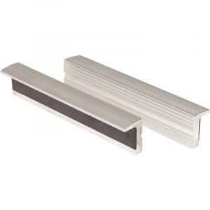 KS Tools Mordaches en aluminium aimantées pour étaux, structure fine,120mm