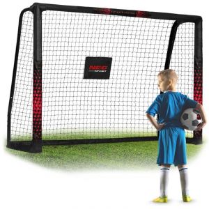 But de football 180 x 120 x 60 cm NS-463 noir et rouge