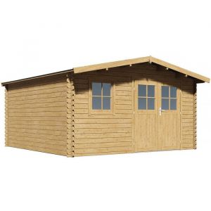 Habitat et Jardin Abri de jardin bois "Belval" - 19 m&sup2; - 28 mm