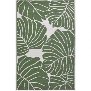 Homescapes - Tapis d'extérieur tropical vert Ada, 120 x 180 cm - Vert