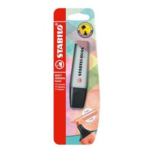 Stabilo Surligneur BOSS ORIGINAL Pastel - blister x 1 Surligneur poudre de gris