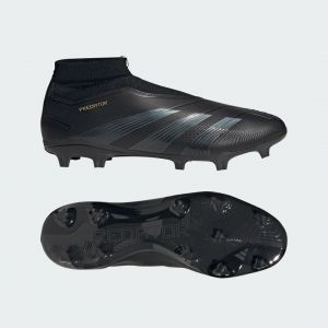 Adidas Mixte Predator League Laceless Football Boots Firm Ground Chaussures, Core Black/Carbon/Gold Metallic, 44 2/3 EU