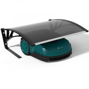 Garage de tondeuse robot Abri 104x80x50 cm gris