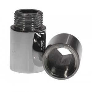 Riquier Paire de rallonges M-F 15x21 longueur 100 mm chrom&eacute;e ADRIEN