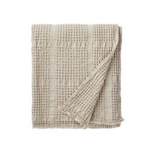 Essix Couvre lit uni en Jacquard de Coton, Yogi, 260x240cm