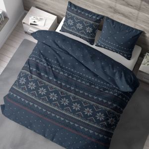 Linnea Parure de lit neige coton issu de l'agriculture biologique 260x240 cm