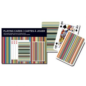 Piatnik Jeux de cartes Rayures 2 x 55 cartes