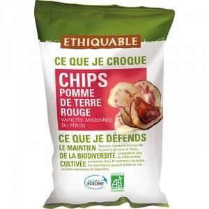 Image de Ethiquable Chips Pomme de Terre Rouge bio & équitable