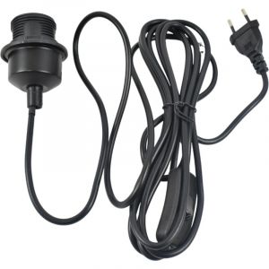 Barcelona led Douille E27 avec câble PVC, interrupteur et prise