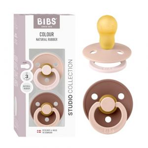Bibs Sucettes Fusion 2-Pack Blush/Woodchuck Taille 3