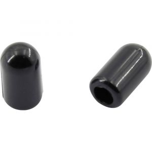 Tru Components Bouchon d'extr&eacute;mit&eacute; non r&eacute;tractable TC-EP-0809203 1592750 noir 100 pc(s)