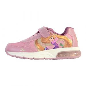 Geox Baskets &agrave; LED Spaceclub Princesse Disney Rose - Taille 24;25;26;27;28;29;30;31;32;33;34;35
