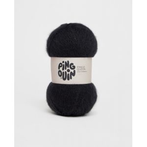 Pelote de fil à tricoter Queen noir - Pingouin
