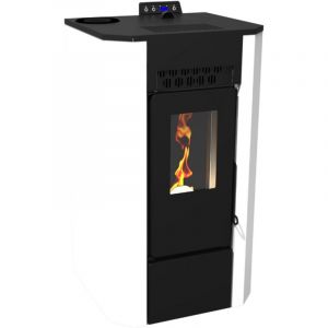 Po&ecirc;le &agrave; granules &eacute;tanche - LVZ MARILYN 9 UP - Blanc