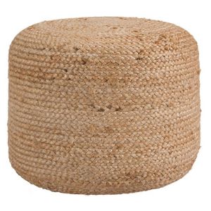 Rendez Vous Déco Pouf rond rond Katy en jute