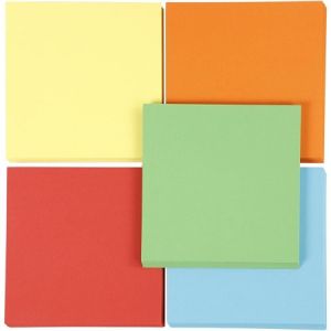 Creotime Papier origami - 15 x 15 cm - 5 couleurs - 400 feuilles