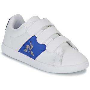 Le Coq Sportif Baskets basses enfant COURTCLASSIC PS - Couleur 28,29,30,31,32,33 - Taille Blanc