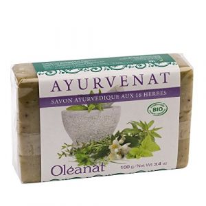 Oleanat Ayurvenat Savon ayurvédique aux 18 herbes bio