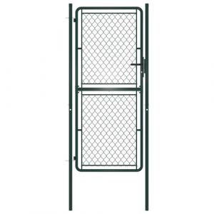 VidaXL Portillon Acier 100 x 200 cm Vert