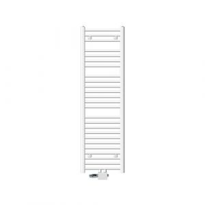 Radiateur de salle de bain Sahara 400 x 1500 mm blanc droit + raccord central