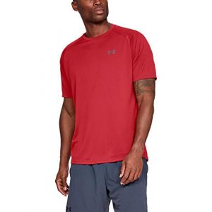 Under Armour Haut &agrave; manches courtes UA Tech 2.0 pour homme Red - Taille XXL