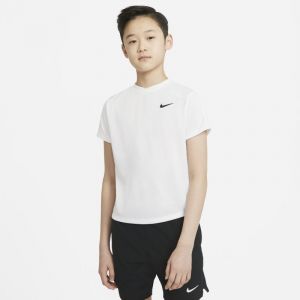 Nike T-shirt Manche Courte Court Dri Fit Victory XS White / White / Black