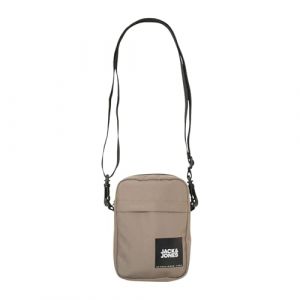 Jack & Jones Jacjamie Small Slingbag, Sac &agrave; bandouli&egrave;re Homme, Fungi/D&eacute;tails : Logo W. JJ, Einheitsgr&ouml;&szlig;e