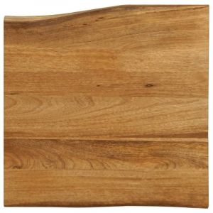VidaXL Dessus De Table 40x40x3,8 Cm Bord Vivant Bois Massif Manguier