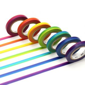 Masking tape mt 7 - Arc en ciel - 6mm x 10 m
