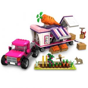 HOGOKIDS Ferme 3 en 1 pour filles - Jeu de construction 835PCS - Avec LED