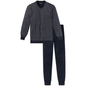 Schiesser Ensemble de Pyjama Homme -Bleu foncé (804). - 56