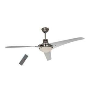 Casafan Mirage BN-WE - Ventilateur de plafond 142 cm 3 pales lumineux