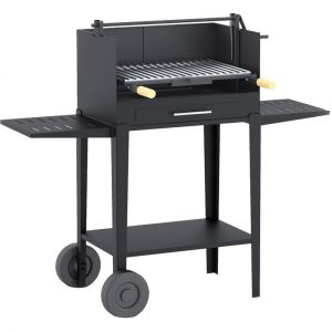 Image de Fm BV-21 - Barbecue argentin au charbon bois sur chariot