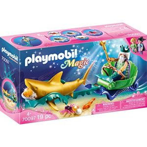 Image de Playmobil 70097 - Roi des mers avec calèche royale