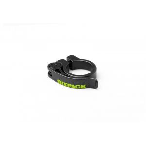 Image de SixPack Menace Collier de selle Ø31,8mm, black/neon yellow Colliers de selle