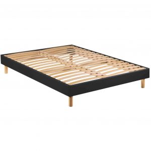 Merinos Sommier d&eacute;montable Self Kit - Chin&eacute; Gris Anthracite 90x190