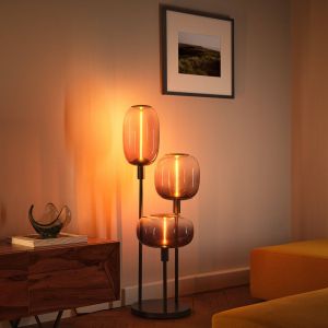 Osram Vintage 1906 Big Elipse, ampoule LED d&eacute;corative avec verre fum&eacute;, avec nouveau filament ultra-mince et magn&eacute;tique, culot E27, 4 watts, blanc chaud cosy (1800K), faible consommation d'&eacute;nergie