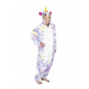 Ruedelafete Combinaison kigurumi Licorne étoiles adulte