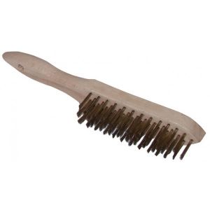 Diff Brosse à manche - fil acier laitonné