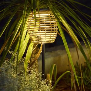 Lumisky 2 balises solaires puissant &agrave; piquer BAVINA H72cm