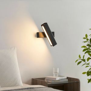 Kosilum Applique murale pivotante noire LED - Salvi