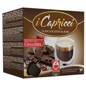 Image de Caffè bonini 50 dosettes capsules chocolat chaud compatibles Nespresso