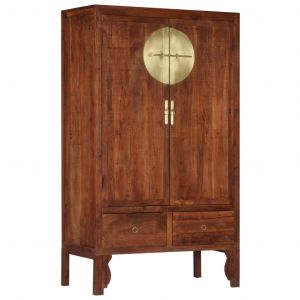 VidaXL Garde-robe 100 x 50 x 175 cm Bois d'acacia massif