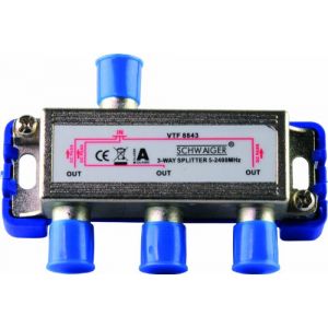 Schwaiger VTF8843241 - R&eacute;partiteur high-end triple Classe A