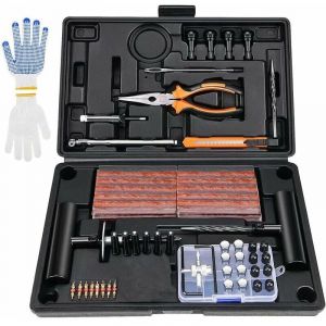 Peny - 100PCS Kit de Reparation de Pneu Moto Professionnel Meche Pneu Kit Crevaison Réparation Pneu tubeless Voiture Portable Coffret Outil