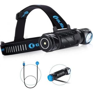 Olight Perun 2 Torche Frontale LED Rechargeable Puissante 2500 Lumens 166 M&egrave;tres Lampe Frontale pour Camping,Sports,Travail,P&ecirc;che,d'Urgence etc &Eacute;tanche IPX8 Noir
